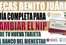 Guía completa para cambiar el NIP de tu nueva tarjeta de la Beca Benito Juárez ¡Aquí te lo decimos paso a paso!