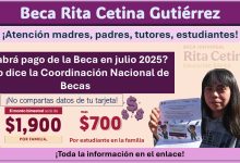 ¿Habrá pago de la Beca Rita Cetina Gutiérrez en julio 2025? Esto dice la Coordinación Nacional de Becas
