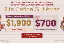 Hoy inician los recorridos para el registro a la beca Rita Cetina Gutiérrez