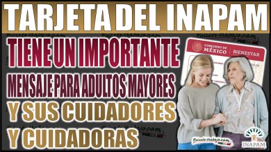 INAPAM tiene un importante mensaje a los Adultos Mayores y a sus cuidadoras y cuidadores