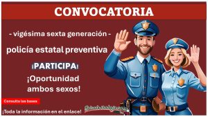 Informe de la Secretaría de Seguridad Pública de Campeche para interesados en ser parte de la vigésima sexta generación de la policía estatal preventiva 2024