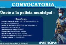 Jalisco lanza convocatoria de reclutamiento para pertenecer a su policía municipal de Zapopan ofreciendo un salario de $18,734.00