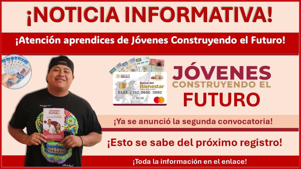 Jóvenes Construyendo el Futuro: Esta es la próxima fecha de apertura y los estados prioritarios