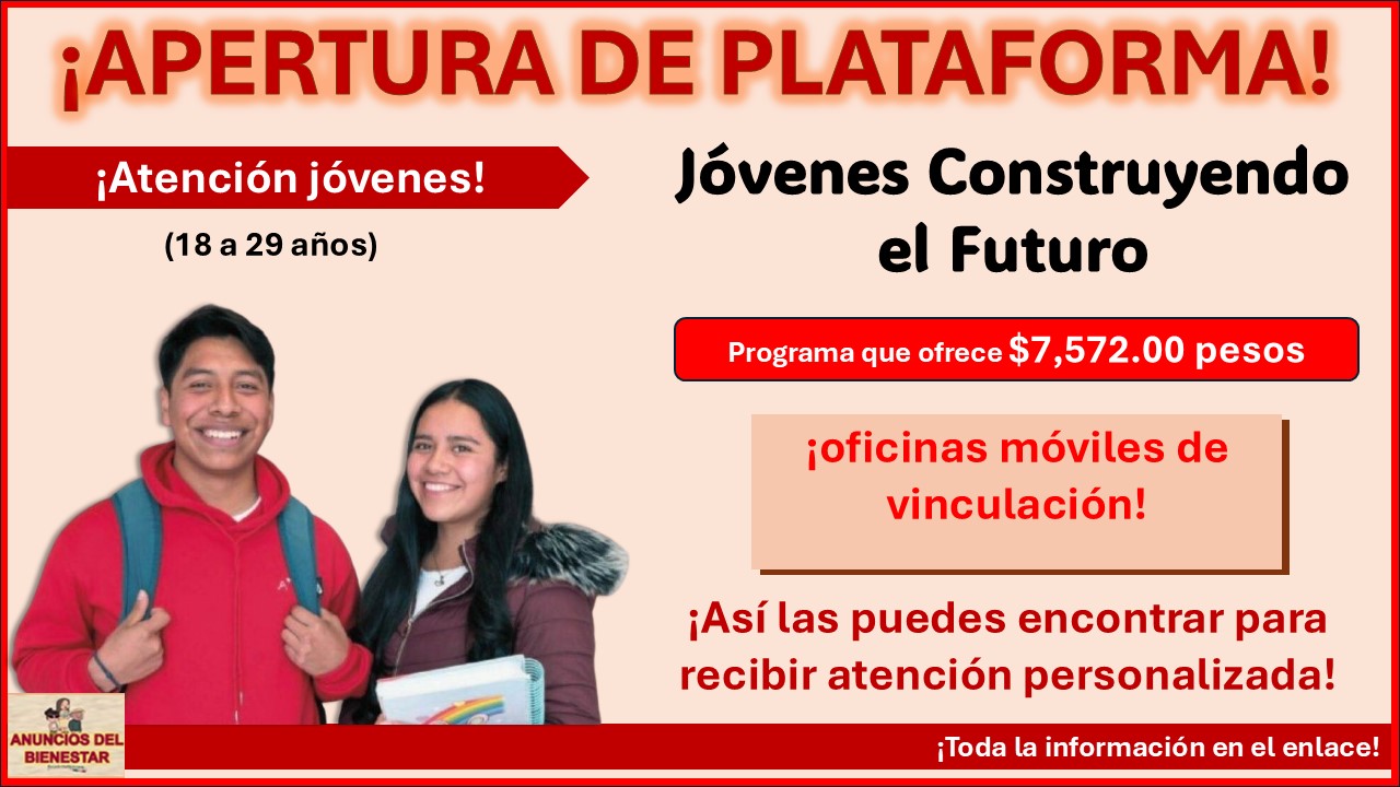 Jóvenes Construyendo el Futuro abre oficinas móviles de vinculación ¡Así las puedes encontrar para recibir atención personalizada!