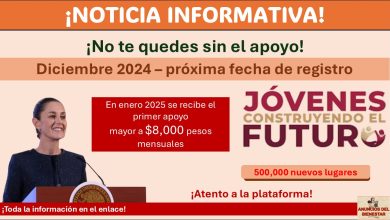 Jóvenes Construyendo el Futuro contará con 500,000 espacios para vincularte ¡Toma nota a esta fecha y recibe el primer pago de $8,000 mensuales en 2025!