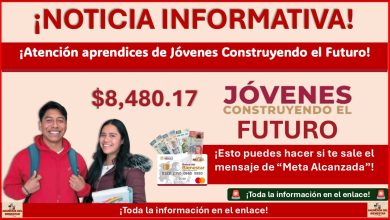 Jóvenes Construyendo el Futuro: ¡Esto puedes hacer si te sale el mensaje de “Meta Alcanzada”!