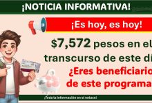 Jóvenes beneficiarios de este programa social de Bienestar estarán recibiendo $7,572 pesos en el transcurso de este día