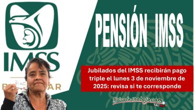 Jubilados del IMSS recibirán pago triple el lunes 3 de noviembre de 2025: revisa si te corresponde