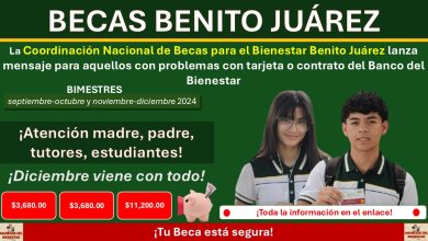 La Coordinación Nacional de Becas para el Bienestar Benito Juárez lanza mensaje para aquellos con problemas con tarjeta o contrato del Banco del Bienestar