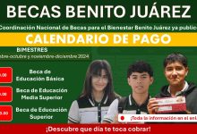 La Coordinación Nacional de Becas para el Bienestar Benito Juárez ya publicó el CALENDARIO DE PAGO ¡Descubre que día cobras!