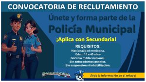 La Dirección de Seguridad Pública Municipal de Matamoros, Coahuila lanza convocatoria de reclutamiento policial ¡Puedes aplicar con hasta 40 años!