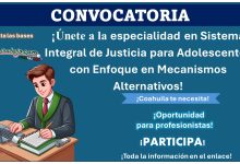 La Fiscalía General del Estado de Coahuila lanza convocatoria de especialidad en Sistema Integral de Justicia para Adolescentes con Enfoque en Mecanismos Alternativos, aquí todos los detalles