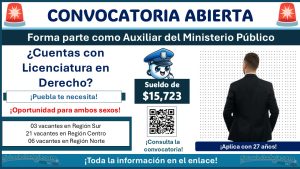 La Fiscalía General del Estado de Puebla ha lanzado su convocatoria de Auxiliar del Ministerio Público ¡Esto necesitas para aplicar!