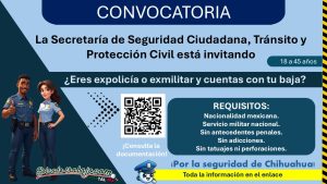 La Secretaría de Seguridad Ciudadana, Tránsito y Protección Civil de Atempan, Chihuahua lanzó su convocatoria de reclutamiento ¡Estos son los requisitos!