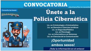 La Secretaría de Seguridad Ciudadana de Quintana Roo ha emitido convocatoria de reclutamiento para ser parte de su policía cibernética, aquí todos los detalles - ¡Oportunidad para ex activos y exmilitares!