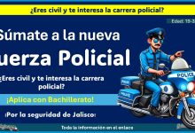 La Secretaría de Seguridad Pública de Jalisco está invitando a ser parte de su policía estatal de caminos ¡Conoce los requisitos y documentos!