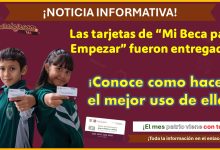 Las tarjetas de “Mi Beca para Empezar” fueron entregadas – ¡Conoce como hacer el mejor uso de ella!