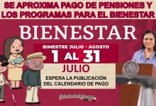 Lo dijo Ariadna Montiel Reyes - Se realizarán los pagos de la Pensión Bienestar correspondientes a Julio-Agosto