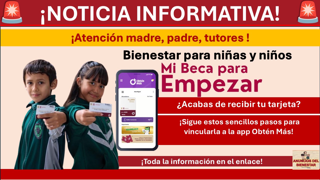 Mi Beca para Empezar - ¿Acabas de recibir tu tarjeta? ¡Sigue estos sencillos pasos para vincularla a la app Obtén Más!