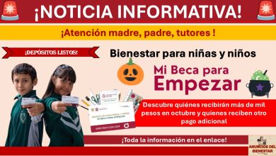 Mi Beca para Empezar: Descubre quiénes recibirán más de mil pesos en octubre y quienes reciben otro pago adicional