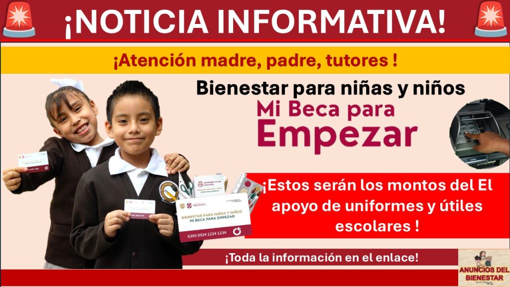 Mi Beca para Empezar: El apoyo de uniformes y útiles escolares está cada vez más cerca ¡Estos serán los montos!