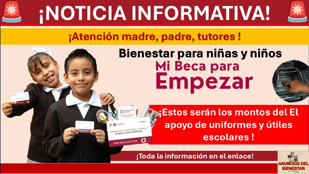 Mi Beca para Empezar: El apoyo de uniformes y útiles escolares está cada vez más cerca ¡Estos serán los montos! 1 Mi Beca para Empezar: El apoyo de uniformes y útiles escolares está cada vez más cerca ¡Estos serán los montos!