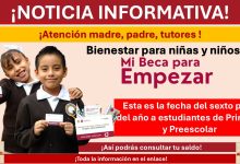 Mi Beca para Empezar: Esta es la fecha del sexto pago del año a estudiantes de Primaria y Preescolar ¡Así podrás consultarlo!