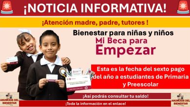 Mi Beca para Empezar: Esta es la fecha del sexto pago del año a estudiantes de Primaria y Preescolar ¡Así podrás consultarlo!