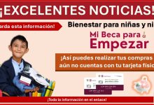 Mi Beca para Empezar - ¡Así puedes realizar tus compras si aún no cuentas con tu tarjeta física!