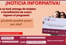 Mi Beca para Empezar - ¡No se hará entrega de tarjetas a beneficiarios de nuevo ingreso al programa! ¿Cuándo puedes pasar por ella?