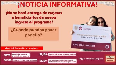 Mi Beca para Empezar - ¡No se hará entrega de tarjetas a beneficiarios de nuevo ingreso al programa! ¿Cuándo puedes pasar por ella?