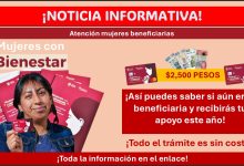 Mujeres con Bienestar 2025 ¡Así puedes saber si aún eres beneficiaria y recibirás tu apoyo!