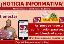 Mujeres con Bienestar: Así puedes hacer la confirmación obligatoria para seguir recibiendo los 2 mil 500 pesos bimestrales