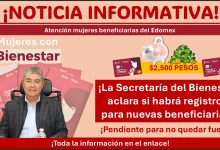 Mujeres con Bienestar Edomex: ¡La Secretaría del Bienestar aclara si habrá registros para nuevas beneficiarias!