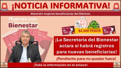 Mujeres con Bienestar Edomex: ¡La Secretaría del Bienestar aclara si habrá registros para nuevas beneficiarias!