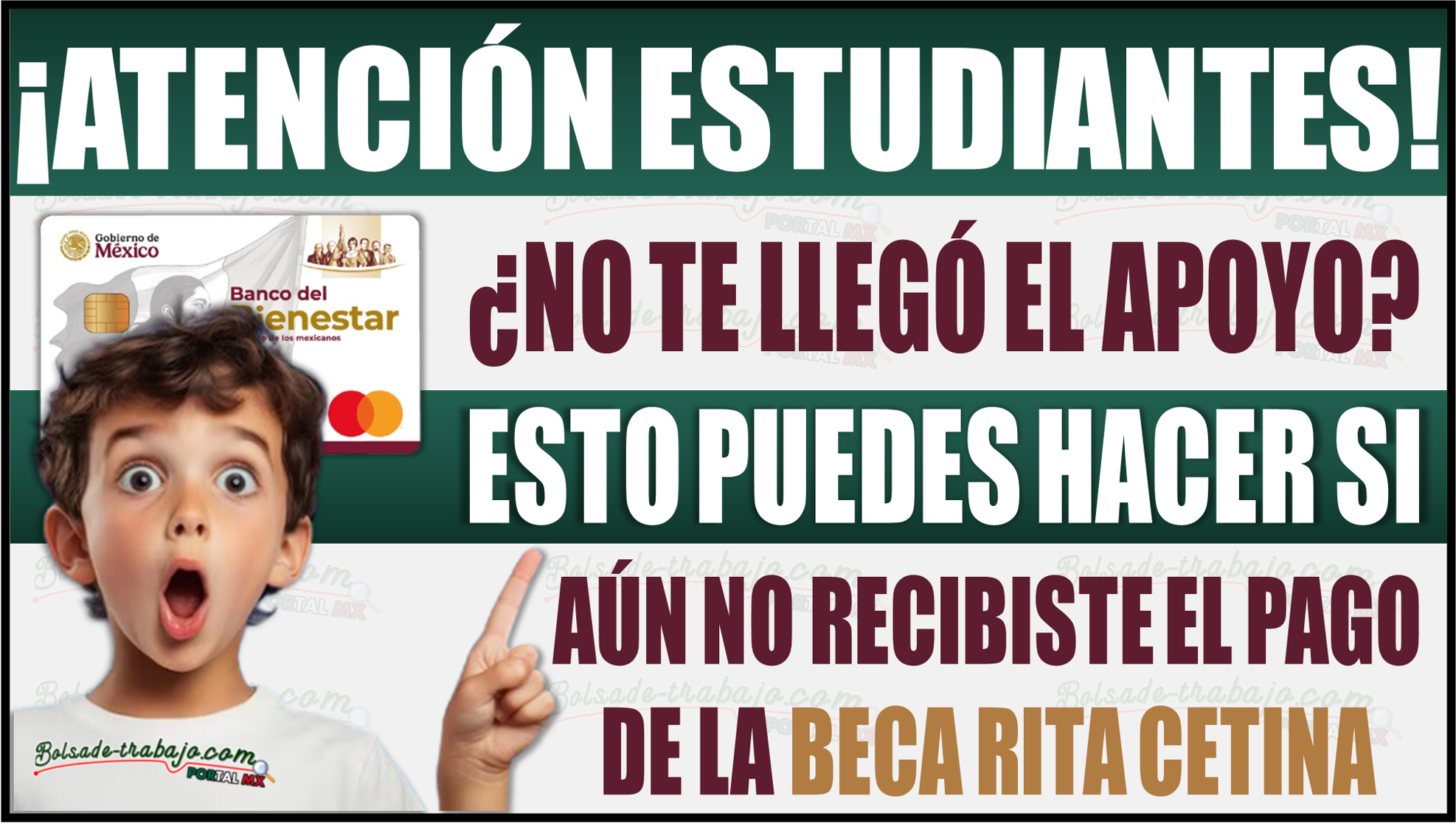 ¿No te llegó la Beca Rita Cetina? Esto puedes hacer si no recibiste el pago 1 ¿No te llegó la Beca Rita Cetina? Esto puedes hacer si no recibiste el pago
