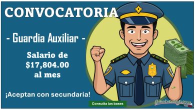 Nuevo León lanza convocatoria de reclutamiento para Guardia Auxiliar para aspirantes con Secundaria y ofreciendo un salario de hasta $17,804.00 ¡Conoce las bases de participación!