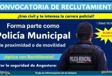 Obtén una beca de hasta $5,000 pesos en el curso de formación inicial para ejercer como policía municipal de proximidad y policía de movilidad en Angostura ¡Así puedes aplicar!