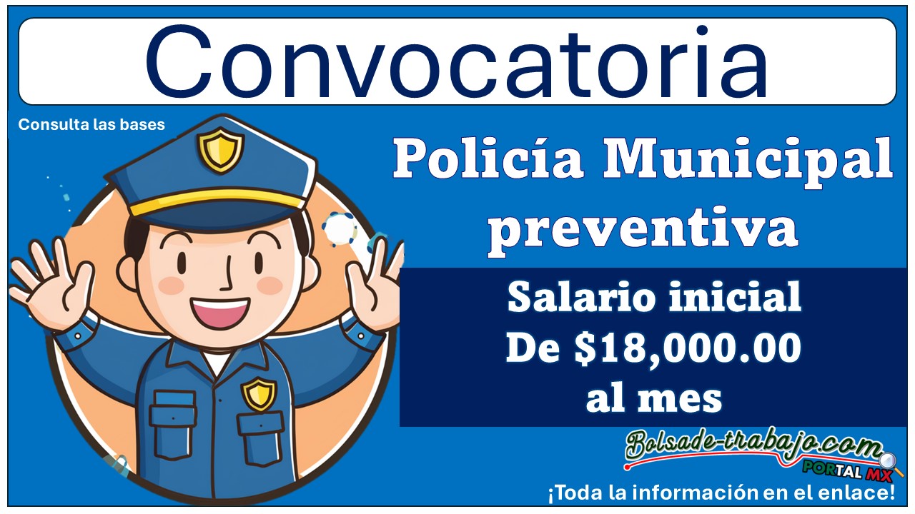 Oportunidad de carrera: Únete a la policía municipal preventiva de Tijuana con salario inicial de $18,000 al mes – Conoce como puedes aplicar siendo foráneo
