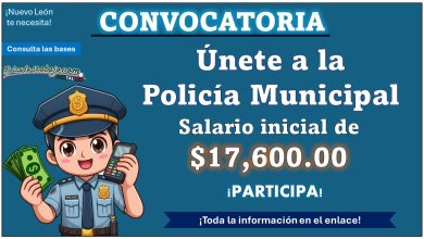 Oportunidad de empleo: Nuevo León lanza convocatoria para Policía Municipal – conoce el municipio que está ofreciendo un sueldo superior a los $17,600.00 y como aplicar solo con Bachillerato