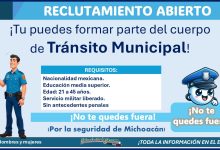Oportunidad de empleo en Michoacán: Convocatoria policial de Taretan ¡Esto necesitas para aplicar al cuerpo de tránsito municipal con hasta 45 años!