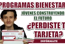 JÓVENES CONSTRUYENDO EL FUTURO| ¿PERDISTE TU TARJETA Y NO SABES QUÉ HACER?