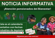 Pago de la Pensión Bienestar julio 2025: Este es el calendario tentativo con fechas probables de depósito