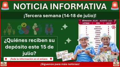 Pagos de Pensiones del Bienestar: ¿Quiénes reciben su depósito este 15 de julio?