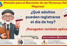 Pensión Adulto Mayor: ¿Qué adultos pueden registrarse el día de hoy?