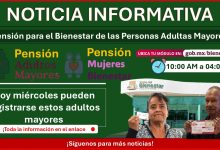 Pensión Adulto Mayor y Pensión Mujeres Bienestar: Hoy miércoles pueden registrarse estos adultos mayores ¡Lleva estos documentos!