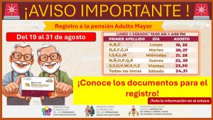 Pensión Adulto Mayor - ¡Estos son los documentos para el registro!