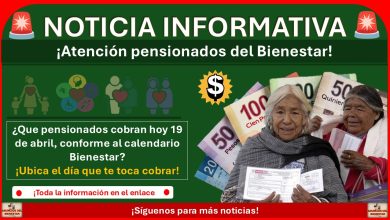 Pensión Adultos Mayores: ¿Que pensionados cobran hoy 19 de abril, conforme al calendario Bienestar?