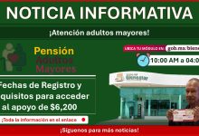 Pensión Bienestar para Hombres: Fechas de Registro y Requisitos para acceder a los 6,200 Pesos Bimestrales