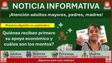 Pensión Bienestar septiembre: ¿Quiénes reciben primero su apoyo económico y cuáles son los montos?